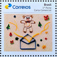 Brazil Personalized Stamp Bear And Letter - Personnalisés