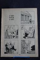 D-H-3 /Pour Connaître Les Nouvelles Oeuvres Du Professeur Nimbus " Imprimées Par Georges Lang-1937 Paris -Recto-Verso - Originele Tekeningen