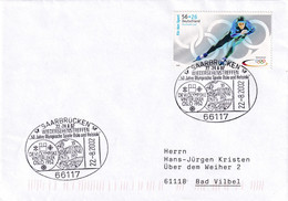 Germany 2002 Cover: 50 Yearsof Olympic Games Helsinki And Oslo 1952 Medal; Speed Skating Salt Lake City - Summer 1952: Helsinki