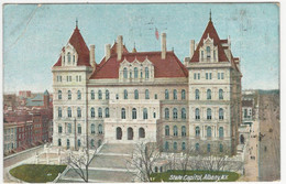 State Capitol, Albany, Used 1909 To Switzerland - Albany