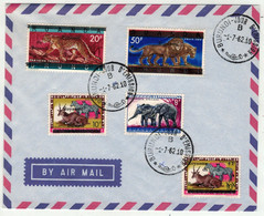 Burundi // Lettre Avec Cachet 1er Jour - Used Stamps