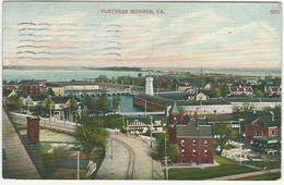 Fortress Monroe, Norfolk, Used 1910 To Switzerland - Norfolk