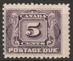 Canada 1906 Sc J4  Postage Due MH* Some Disturbed Gum - Postage Due