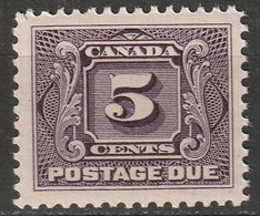 Canada 1928 Sc J4c  Postage Due MLH* Reddish Violet - Segnatasse