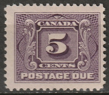 Canada 1928 Sc J4c  Postage Due MH* Reddish Violet - Port Dû (Taxe)