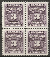 Canada 1965 Sc J16B  Postage Due Block MNH** - Strafport