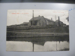 A496 . CPA. 71. GENELARD.  (Saone & Loire) .La Tuilerie . Beau Plan  .écrite & Voyagée 1918 - Andere Gemeenten
