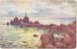 La Corbiere Lighthouse,Jersey (R.Tuck "Oilette"7319,-Art.Signed-Wimbush - Wimbush