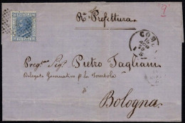 Italy 1870 Fold Cover Sent From Como To Bologna By Milano fold Cover Was Pasted And It Is Not Possible To Open It - Other & Unclassified