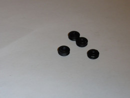 Lot De 4 Jantes Noires 8mm DINKY TOYS,CIJ,SOLIDO - Sonstige & Ohne Zuordnung