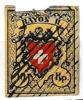 Suisse, 1850 Mi 8.  FAKE/FAUX/FALSCH (most Likely) - 1843-1852 Federale & Kantonnale Postzegels