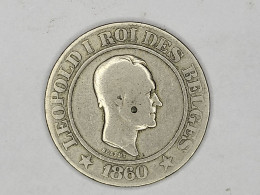 MONNAIE COIN BELGIQUE BELGIE 20 CENTIMES LEOPOLD I 1860 LEGENDE FRANCAISE RARE - 20 Cents