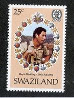 BC 7874 "Offers Welcome" Scott 383 Mnh** - Swaziland (1968-...)