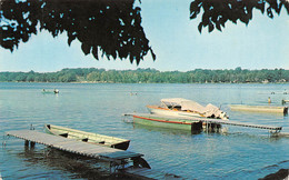 SARATOGA SPRINGS - N. Y. - Beautiful Saratoga Lake Noted For Its Excellent Fishing And Water Sports. - Saratoga Springs