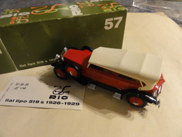 RIO Voiture Miniature N° 57 Fiat Tipo 1926-1929 (style Rami Jmk) - Rio