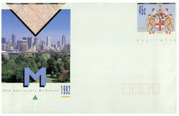 (SS 35) FDC - Premier Jour - Australia - (2) City Of Melbourne & VIC Philatelic Sales - Sonstige & Ohne Zuordnung