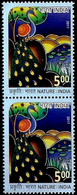 BIRDS- PEACOCK- PHEASANTS- NATURE INDIA- PAIR -INDIA-MNH-SBS-53 - Pavos Reales