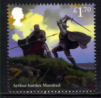 GB 2021 QE2 £1.70 Legend King Arthur Battles Mordred Umm ( M153 ) - Unused Stamps