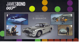 GB 2020 QE2 James Bond Mini Sheet Umm 2 X 1st & £1.55  MS SG 4338 ( R316 ) - Ongebruikt