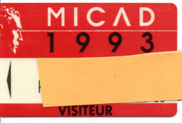 Carte Salon Magnétique MICAD 1993 Card Karte TBE (salon 16) - Ausstellungskarten