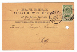 Bruxelles 1905 Albert Dewit Editeur Librairie Nationale Gilly Belgique - 1893-1907 Armoiries