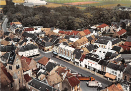 91-ANGERVILLE- VUE GENERALE AERIENNE DU QUARTIER CENTRAL - Angerville