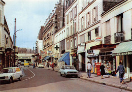 92-ASNIERES- RUE DE LA STATION AU FOND LA GARE - Asnieres Sur Seine