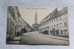 A522, Cpa 1921, Kusel, Marktstrasse Mit Marktplatz, Allemagne - Kusel