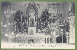 CPA Rare - VAL DE MARNE - GENTILLY - MAISON DU SACRÉ-COEUR - LA CHAPELLE - édition Le Deley - "Abbé Peltier" - Gentilly