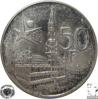 LaZooRo: Belgium 50 Francs 1958 XF / UNC - Silver - 50 Francs