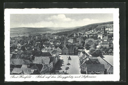 AK Bad Hersfeld, Blick Auf Den Linggplatz Und Stiftsruine - Bad Hersfeld