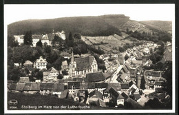 AK Stolberg I. Harz, Gesamtansicht Mit Kirche Von Der Lutherbuche - Stolberg (Harz)