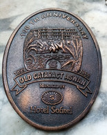 Egypt , V Rare Heavy Bronze Medal ( 200 Gm) 0f The 100 Anniv .o F Old Cataract Hotel In Aswan..great Antique Design. Uni - Casino