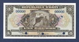 Haiti 1 Gourde L.1919 P178 Specimen UNC - Haiti