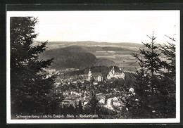 AK Schwarzenberg I. Sächs. Erzgeb., Blick Vom Rockelmann - Schwarzenberg (Erzgeb.)