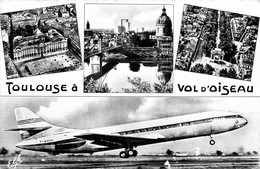 Toulouse * Souvenir De La Commune , à Vol D'oiseau * Multivues * Avion Caravelle - Toulouse