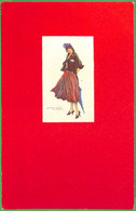 Lib7749 - VINTAGE Artist Signed POSTCARD - Glamour : BOMPARD  1922   Fashion - Bompard, S.