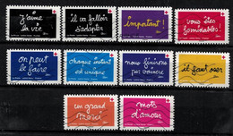 NEW 2021 Les 12 Timbres Du Carnet - CROIX ROUGE Oblitérés - Used Stamps