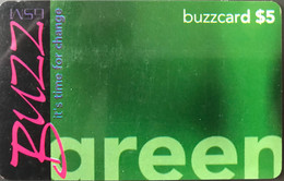 TANZANIE  -  Recharge  - BUZZ - Green  -  Buzzcard $ 5 - Tansania