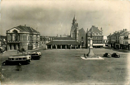 Mamers * La Place Carnot * Autobus Bus * Les Halles - Mamers