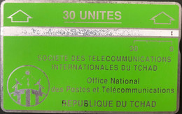 TCHAD  -  Phonecard  -  L&G  - 30 Unités -  Verte -  N° 004C - Tchad