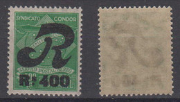 Brazil Brasil Condor Mi# 10 ** MNH 400R R Overprint 1930 - Airmail (Private Companies)