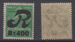 Brazil Brasil Condor Mi# 10 ** MNH 400R R Overprint 1930 - Aéreo (empresas Privadas)