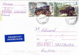 Polen / Poland - Umschlag Echt Gelaufen / Cover Used (f1324) - Briefe U. Dokumente