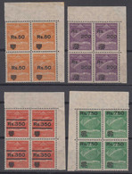Brazil Brasil Condor Mi# 12-15 ** MNH Overprint 1930 Corner Block Of 4 - Poste Aérienne (Compagnies Privées)