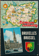 °°° 28594 - BELGIUM - BRUXELLES - VIEWS - 1970 With Stamps °°° - Panoramische Zichten, Meerdere Zichten