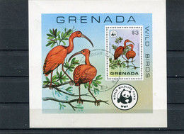 GRENADA 1978 WWF SHEET CTO. - Gebruikt