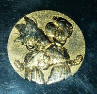 Dragon Ball RETRO Médaille Medal Coin Pièce Toei Anime Fair Officiel Goten Trunk - Drang Ball