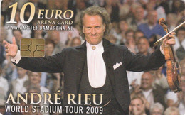 Netherlands,  A109, Andre Rieu World Stadium Tour 2009, Arena Card, 2 Scans. - Non Classés