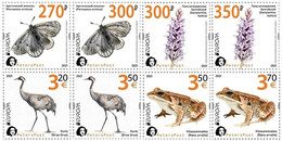 Russia And Finland 2021 Europa Endangered Wildlife Full Set Of Peterspost Issue 8 Stamps - Collections